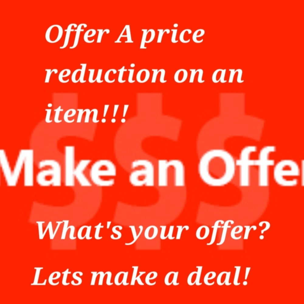 Red Promotional Offer Sign